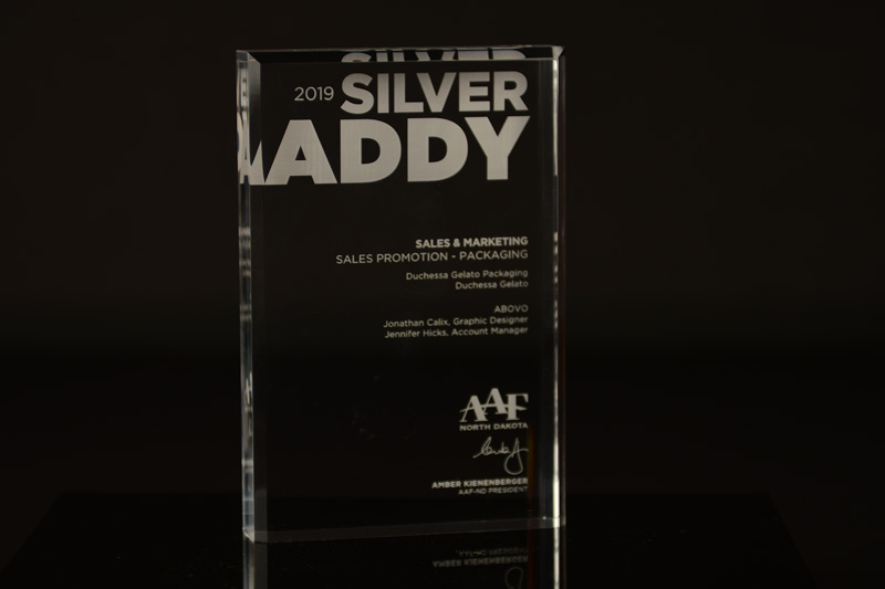 Silver Addy for Duchessa Packaging