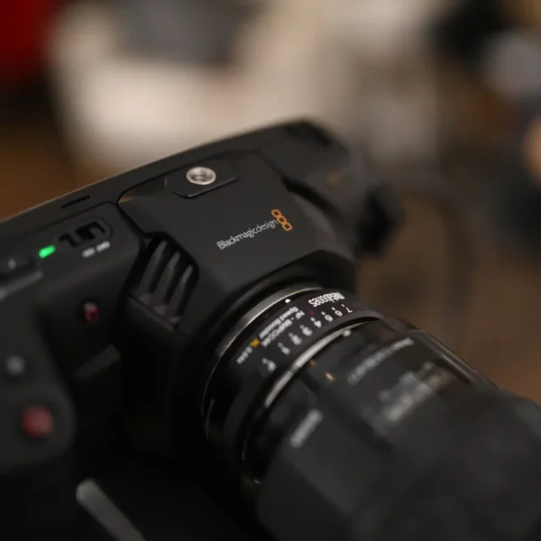 Blackmagic Design Pocket Cinema Camera 4K w/F-mount lens adapter