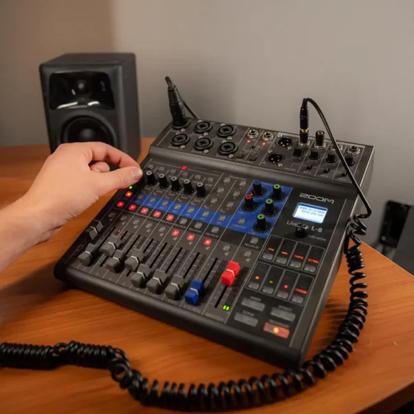 Zoom LiveTrack L-8 Digital Mixer/Recorder - 8-channels, 4 headphone output