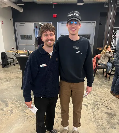 Tristan and Jack at and AAF event